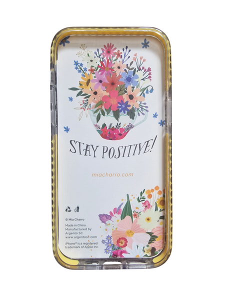 Mia Charro Floral Design Iphone 14 Promax Protective Hardshell Phone Case