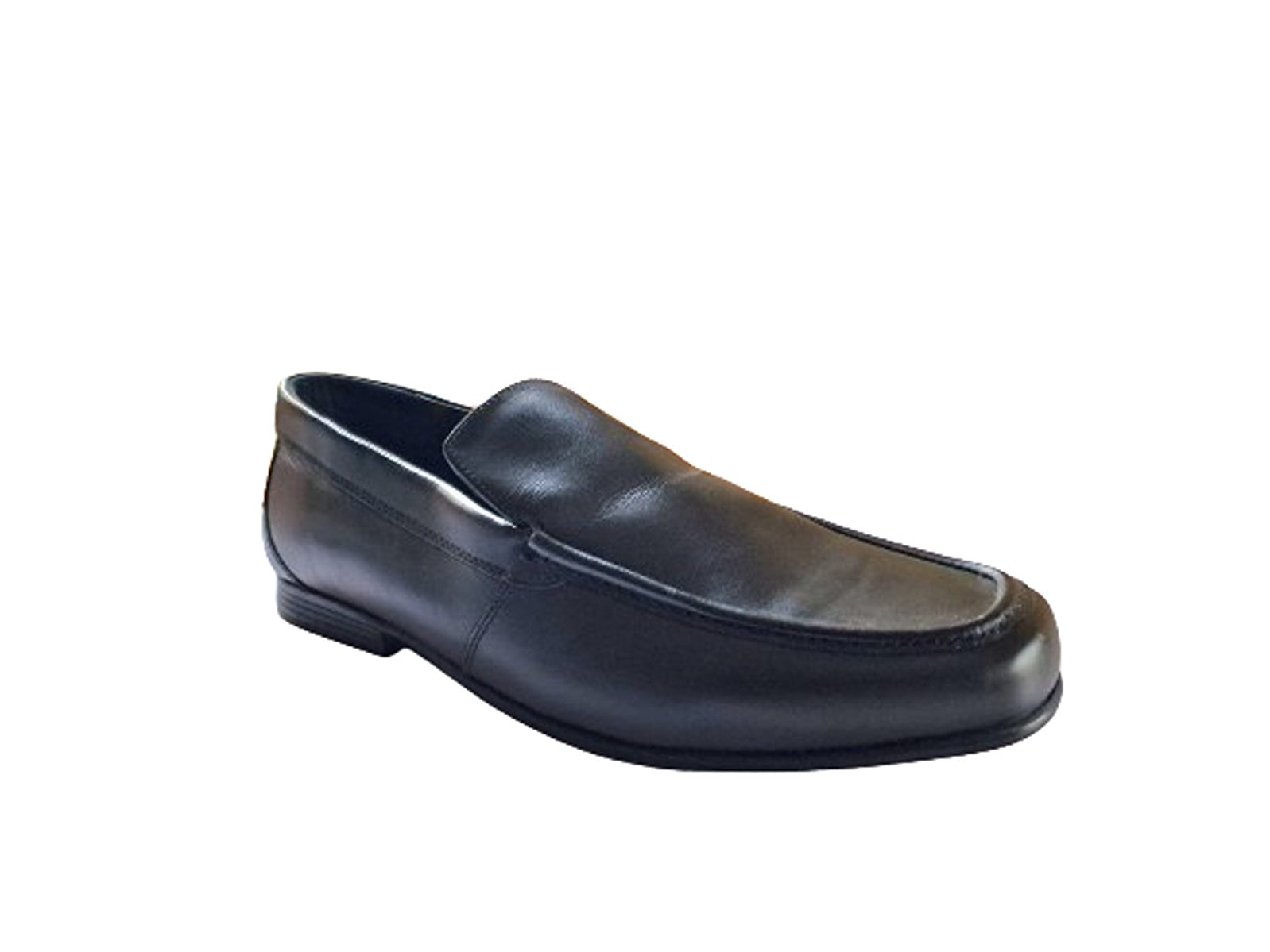 Next Black Ortholite Slip on Leather Mens Shoes Stockpoint Apparel Outlet