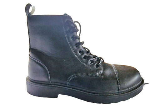 Zara Black Lace Up Mens Boots