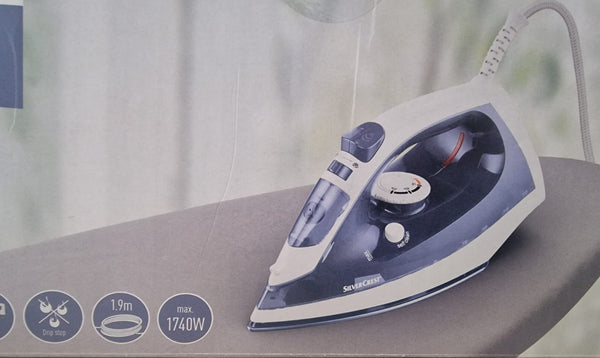 Silvercrest® White & Blue SDB 1600 B4 Steam Iron