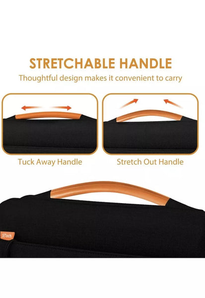 JETech Black Laptop / Tablet Sleeve for 13 To 14-Inch with Extra Small Bag