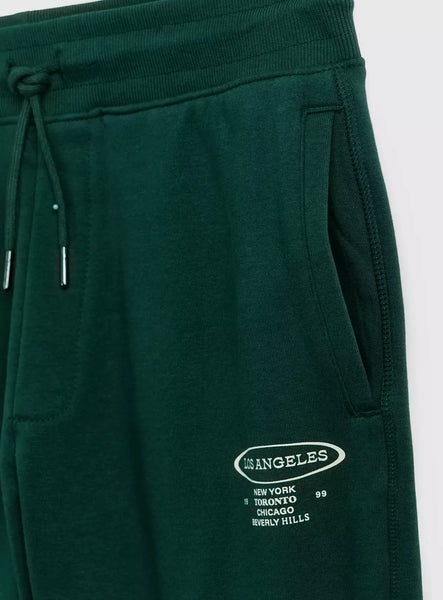 Tu Green Graphic Coord Mens Joggers