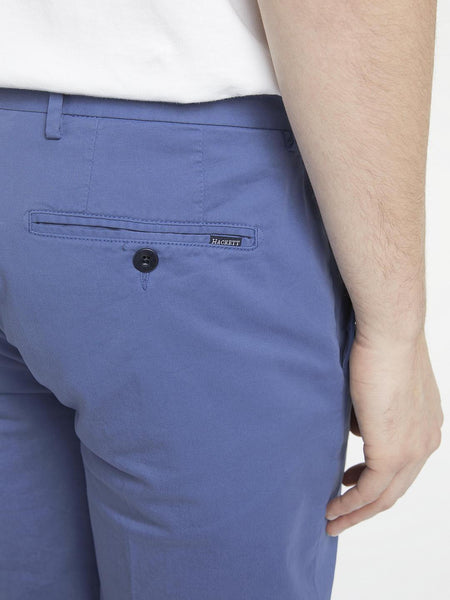 Hackett London Tailored Sanderson Boys/Men Chinos, Sandy Blue - Stockpoint Apparel Outlet