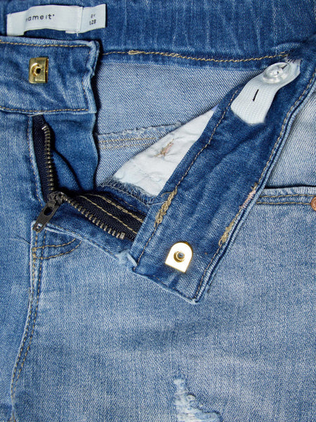 Name it Girls Polly DnMally Blue Flared Younger Girls Jeans - Stockpoint Apparel Outlet