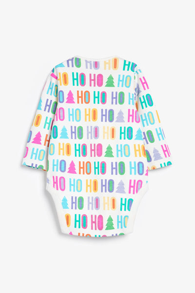 Next 3 Pack Xmas Baby Girls Bodysuits - Stockpoint Apparel Outlet