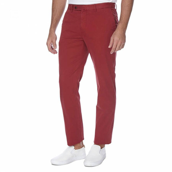 HACKETT London Red Kensington Slim Boys/Mens Chino Trousers - Stockpoint Apparel Outlet