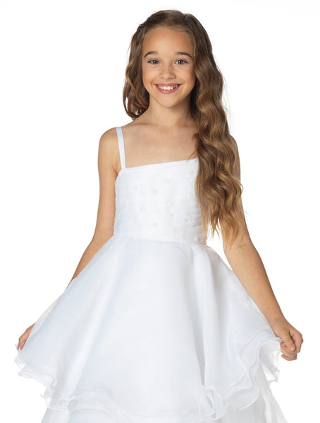Paisley of London Girls White Dress - Stockpoint Apparel Outlet