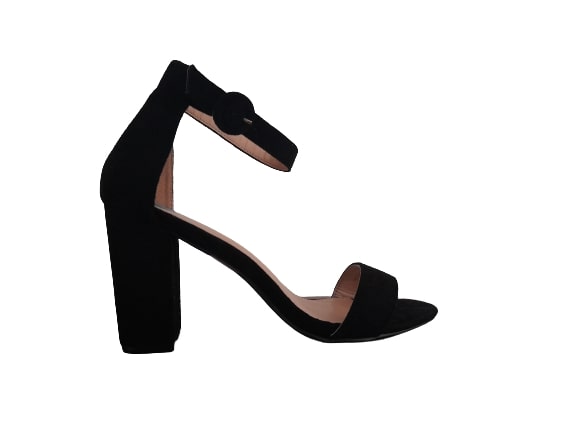 Bestelle Black Ankle Strap Womems Heels - Stockpoint Apparel Outlet