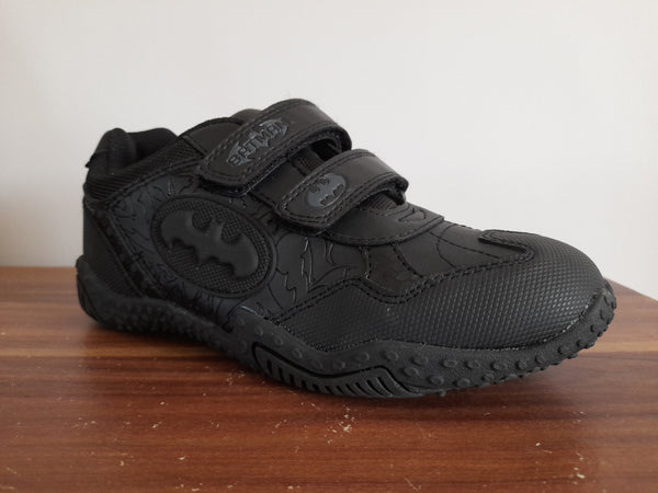 DC Comics Batman Black Boys School Shoes - Stockpoint Apparel Outlet