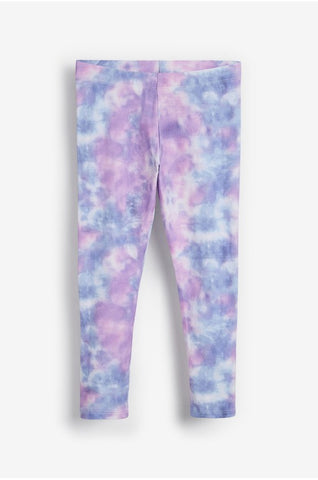 Next Blue Pink Tie Dye Younger Girls Leggings - Stockpoint Apparel Outlet