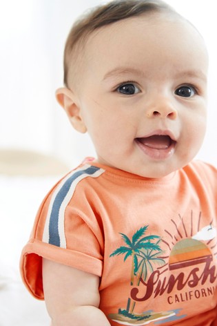 Next 3 Pack Appliqué Baby Boys Rompers - Stockpoint Apparel Outlet