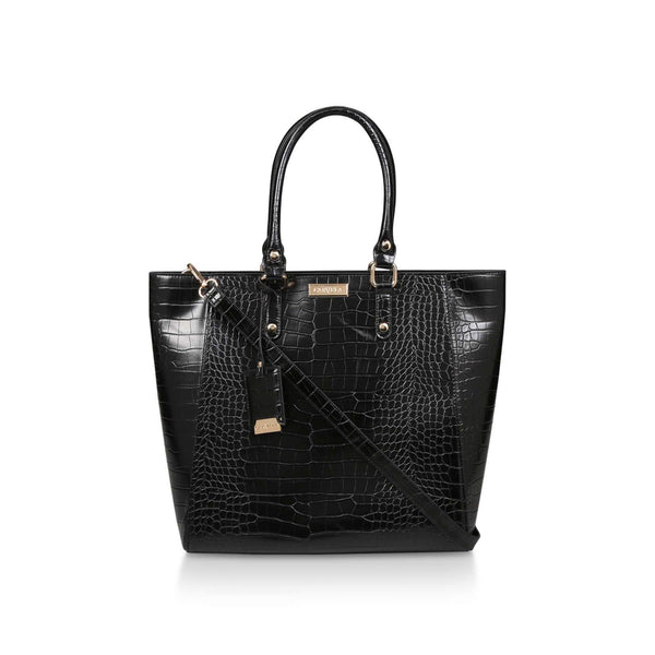 Kurt Geiger Carvela Black Arlette Womens Tote Bag - Stockpoint Apparel Outlet