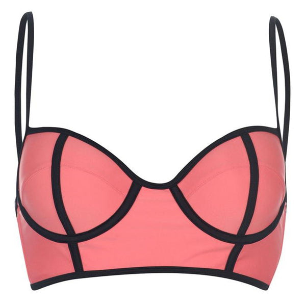 Golddigga Long Line Top & Bottoms Womens Bikini Set - Stockpoint Apparel Outlet