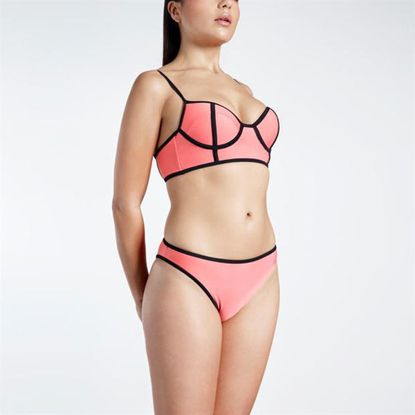 Golddigga Long Line Top & Bottoms Womens Bikini Set - Stockpoint Apparel Outlet
