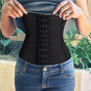 Fengwumir En Breathable Elastic Body Shaping Waist Shaper Clincher Corset Belt - Stockpoint Apparel Outlet
