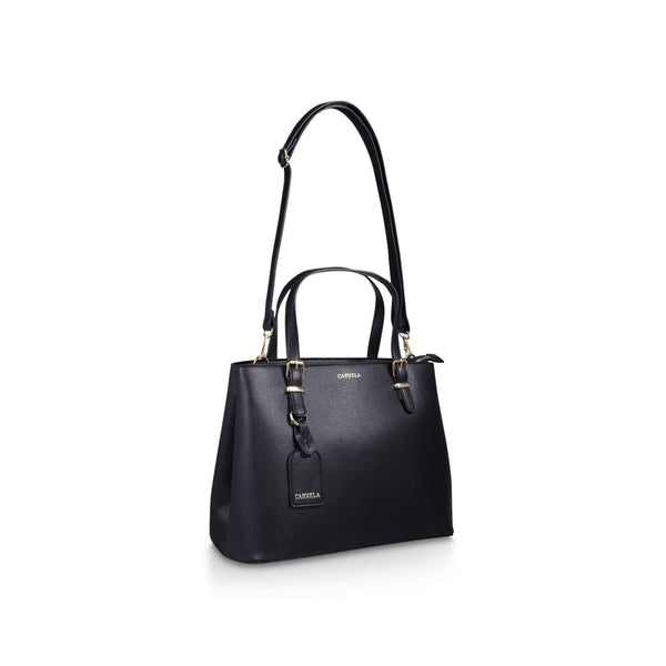 Kurt Geiger Black Hooper Slouch Womens Tote Bag