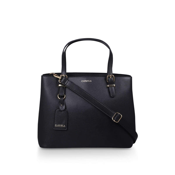 Kurt Geiger Black Hooper Slouch Womens Tote Bag