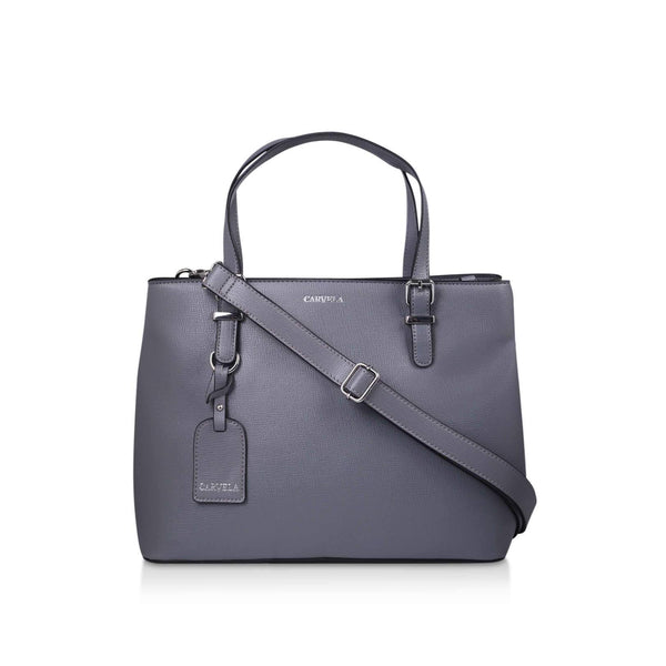 Kurt Geiger Carvel Grey Hooper Slouch Womens Tote Bag - Stockpoint Apparel Outlet