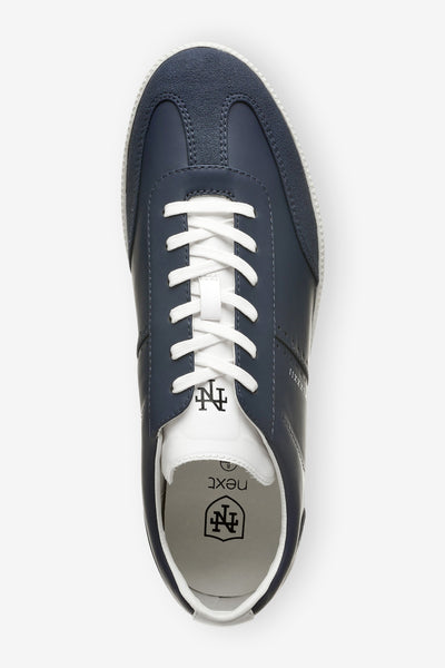Next Navy Retro Mens Trainers - Stockpoint Apparel Outlet