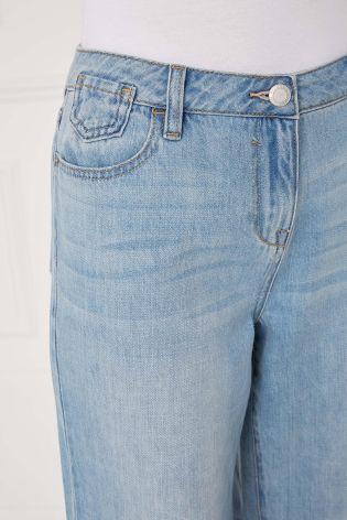 Next Wide Leg Blue Jeans - Stockpoint Apparel Outlet