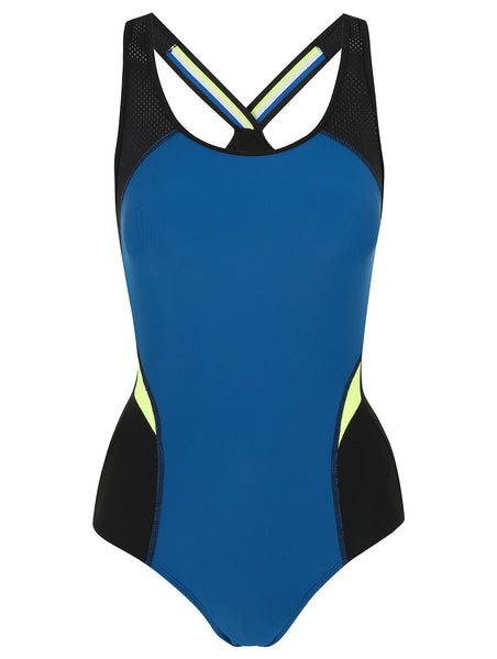 George Womens Elastic Detail Swimsuit