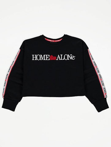 George Girls Home Alone Cropped Sweatshirt - Stockpoint Apparel Outlet