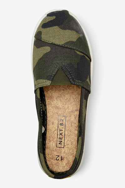 Next Camouflage Boys Espadrilles - Stockpoint Apparel Outlet