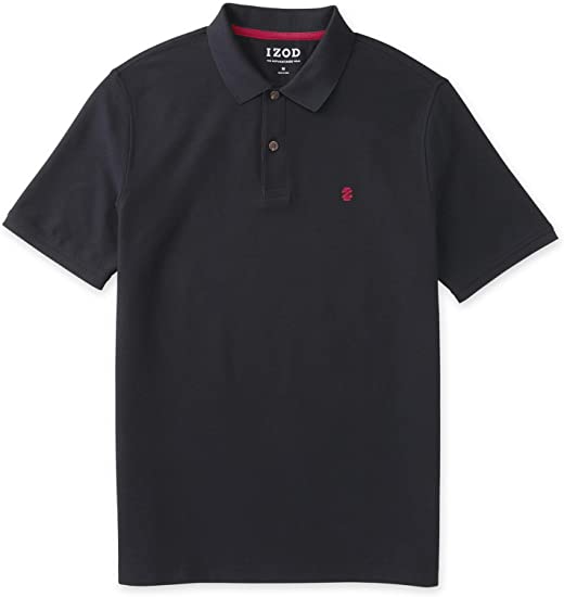 Izod Performance Black Pique Mens Polo Shirt - Stockpoint Apparel Outlet