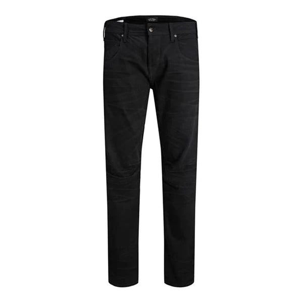 Jack & Jones Black Loose Tapered Fit Chris Osaka Mens Jeans - Stockpoint Apparel Outlet