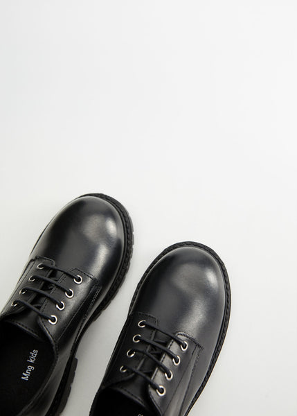 Mango Chris Lace-up Real Leather Younger Boys Shoes - Stockpoint Apparel Outlet