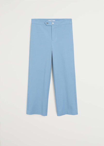 Mango Lora Straight-Cut Crop Womens Trousers - Stockpoint Apparel Outlet
