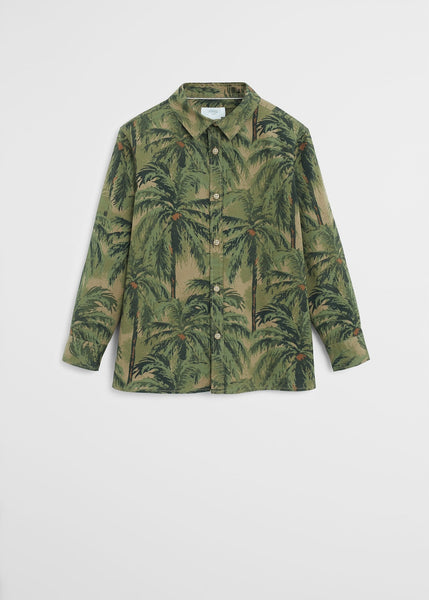 Mango Hawaiian Print Cotton Older Boys Shirt - Stockpoint Apparel Outlet