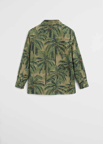 Mango Hawaiian Print Cotton Older Boys Shirt - Stockpoint Apparel Outlet