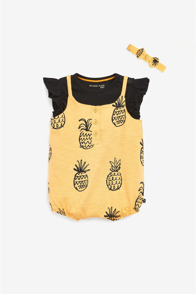 Myleene Klass 3 Piece Set Baby Girls Romper - Stockpoint Apparel Outlet