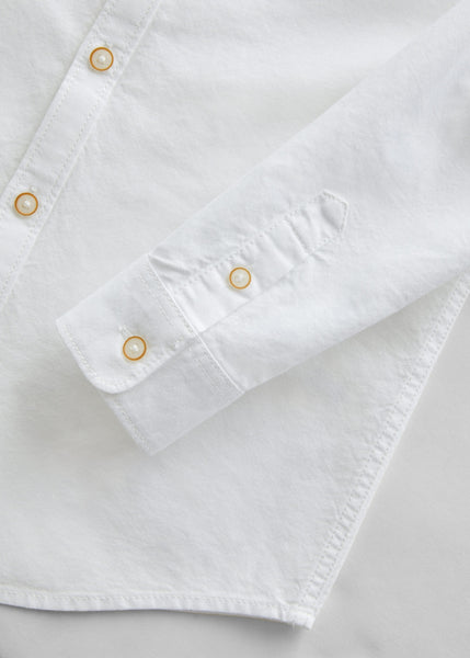 Mango Oxford White Cotton Older Boys Shirt - Stockpoint Apparel Outlet