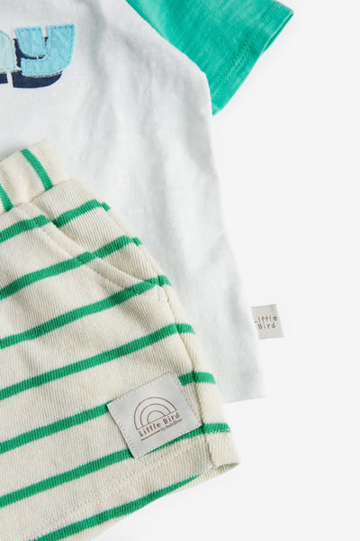 Jools Oliver Little Bird T-Shirt And Shorts Baby Boys Set - Stockpoint Apparel Outlet
