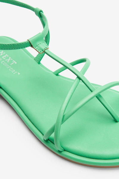Next Green Forever Comfort Strappy Womens Sandals - Stockpoint Apparel Outlet