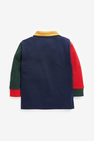 Next Rainbow Hotch Potch Younger Boys Polo Shirt - Stockpoint Apparel Outlet