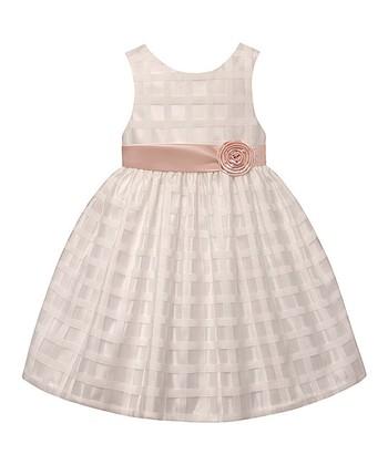 American Princess Girls Ivory Peach Spring A-Line Dress Stockpoint Apparel Outlet American Princess Girls Ivory Peach Spring A-Line Dress Stockpoint Apparel Outlet
