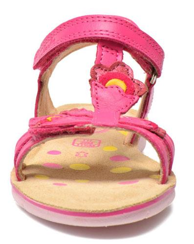 Clarks Pink Mimo Gracie Older Girls Sandals - Stockpoint Apparel Outlet