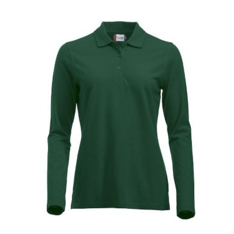 Clique Classic Marion Long Sleeve Womens / Girls Polo Shirt - Stockpoint Apparel Outlet