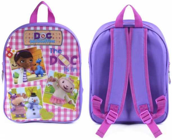 Disney Doc McStuffins School Bag Includes a FREE Pencil Case - Stockpoint Apparel Outlet