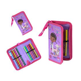 Disney Doc McStuffins School Bag Includes a FREE Pencil Case - Stockpoint Apparel Outlet