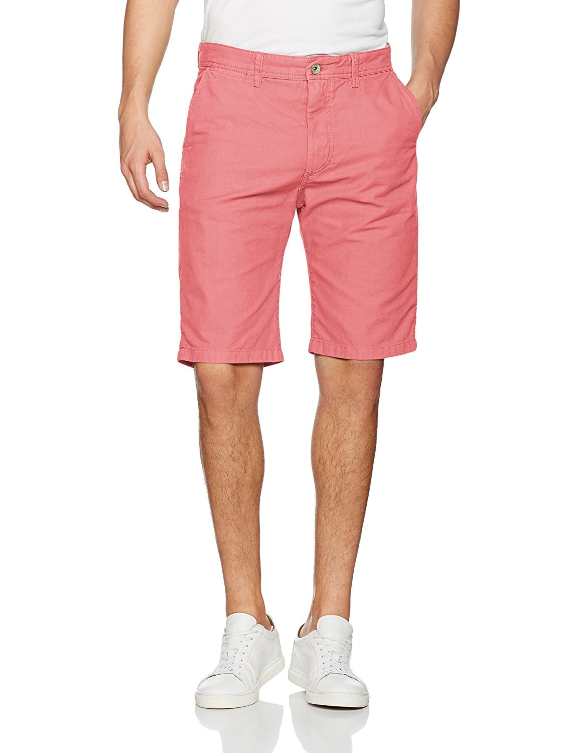Mens pink jean shorts clearance