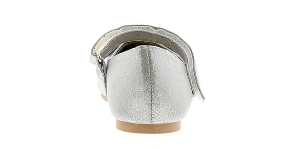 Princess Stardust Girls Gaby Butterfly Style Silver Ballerina Shoes - Stockpoint Apparel Outlet