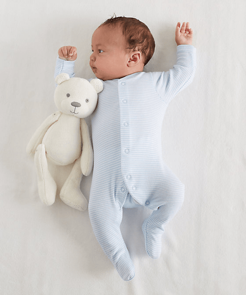 Mothercare My First Blue Sleepsuits - 3 Pack - Stockpoint Apparel Outlet
