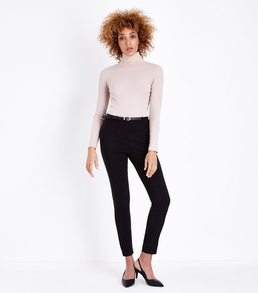 New Look Naples Black Slim Leg Womens Trousers - Stockpoint Apparel Outlet