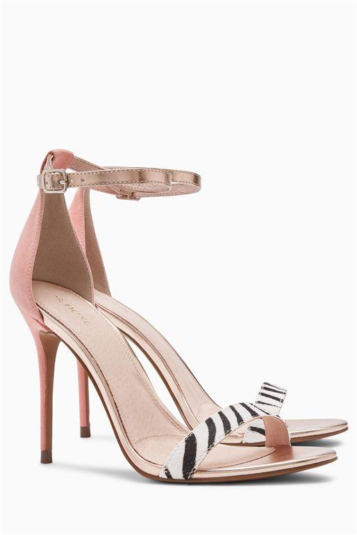 Next pink sandals hot sale
