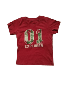 Matalan Baby Boys 01 Explorer Red T-Shirt - Stockpoint Apparel Outlet