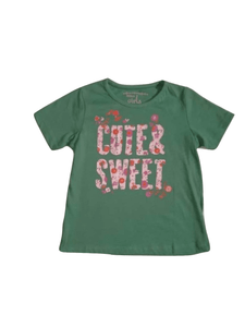 Pep & Co Cute & Sweet Green T-Shirt - Stockpoint Apparel Outlet